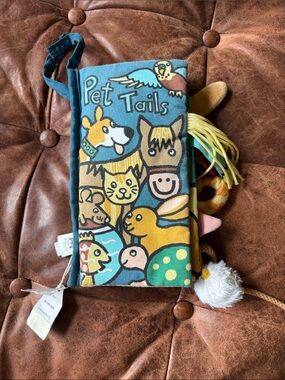 Jellycat Pet Tails Plush Book